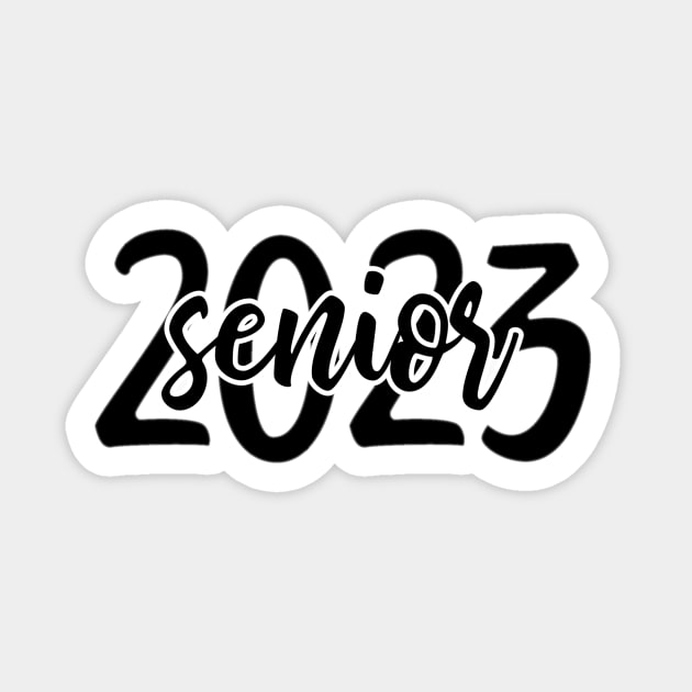 Seniors 2023 Cursive Sticker by paytonsch